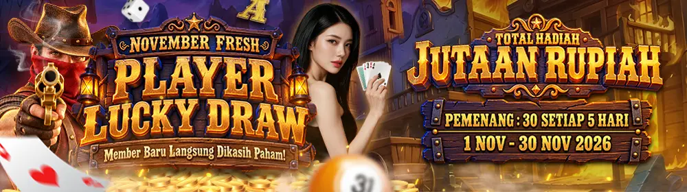 November Fresh Player Luckydraw