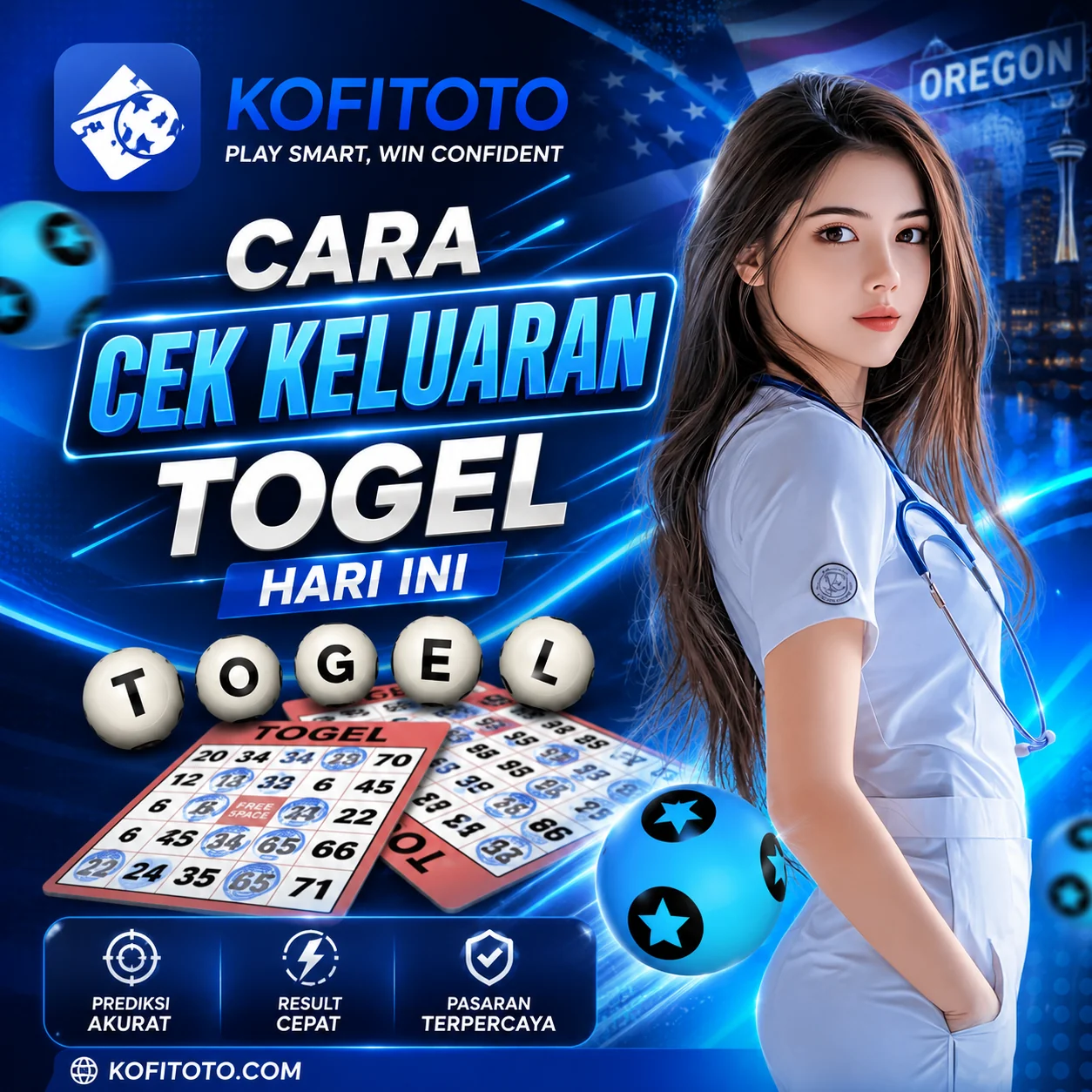 Ilustrasi banner panduan langkah-langkah verifikasi data keluaran togel di portal KOFITOTO